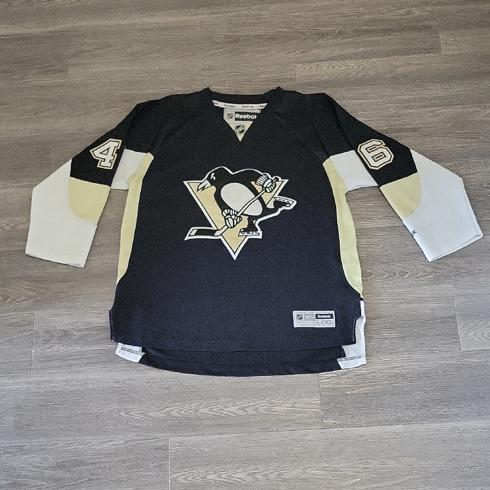 Reebok Black and White Hockey Jersey